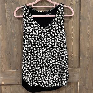 ⭐️LOFT⭐️5 for 20⭐️Black and White Floral Tank Top
